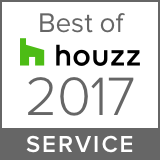 A Best of houzz 2017 award graphic for use on a website.
